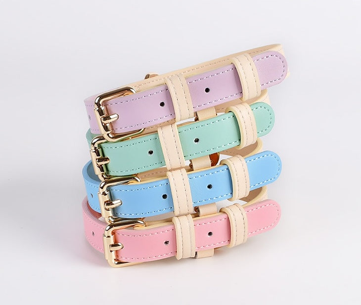 VELVETPAW - Leder Hundeleine & Halsband - Set | Premium Echtleder