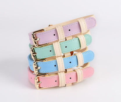 VELVETPAW - Leder Hundeleine & Halsband - Set | Premium Echtleder